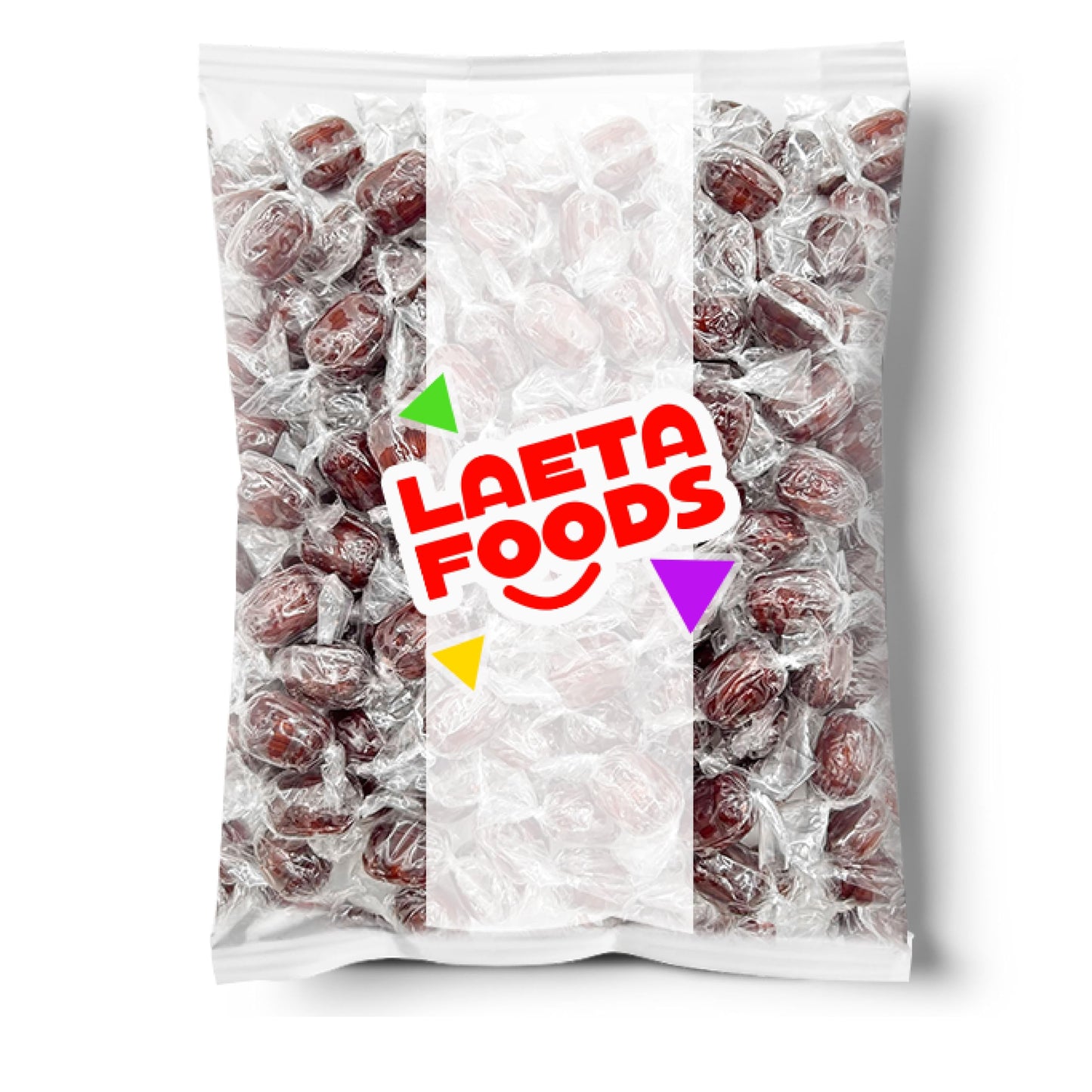 LAETAFOOD Root malt-inspired Barrels Hard Candy - 1 Pound Bag (Approx. 75 Count) - Brown