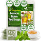 FRESHDRINKUS Lemon Balm Leaf Tea Bags, 120 Count, 100% Natural, Caffeine-Free, Vegan, Herbal Tea