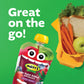 Mott s No Sugar Added Mixed Berry Applesauce, 3.2 Oz Clear Pouches, 48 Count (4 Packs Of 12), Good Source Of Vitamin C, No Arti