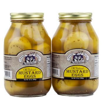 Amish Wedding Pickled Mustard Eggs 32Oz (Pack Of 2)