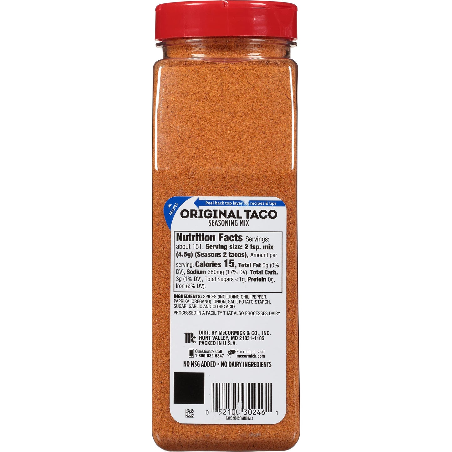 McCormick Taco Seasoning Mix, Original Flavor, 24 oz, Pack of 1