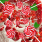 32 Pack Cranberry Red Twisty & Swirl Lollipops, Valentine'S Day Swirl Lollipops Candy Individually Wrapped Bulk, Red Candy Lolli