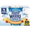 Capri Sun Roarin Waters Tropical Punch Flavored with other natural flavor Water Beverage, 30 ct Box, 6 fl oz Drink Pouches
