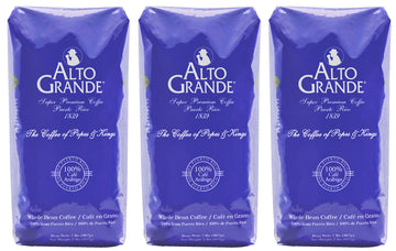 Alto Grande Super Premium Coffee Whole Beans, 2 Pound Bag (Pack Of 3)