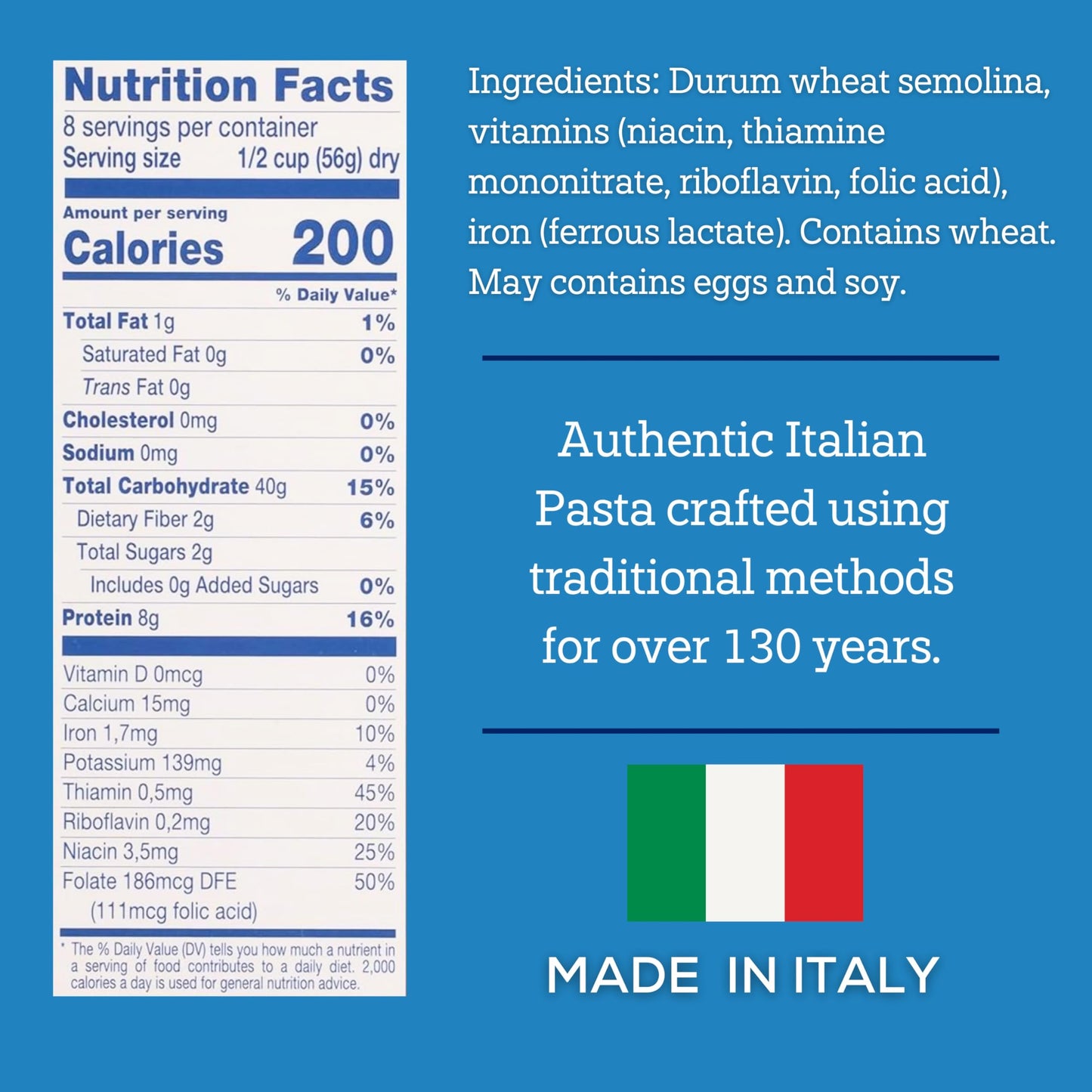 De Cecco Elbows Pasta, 16 Oz, 16 Ounce (Pack of 1), Ideal for Pasta Dishes