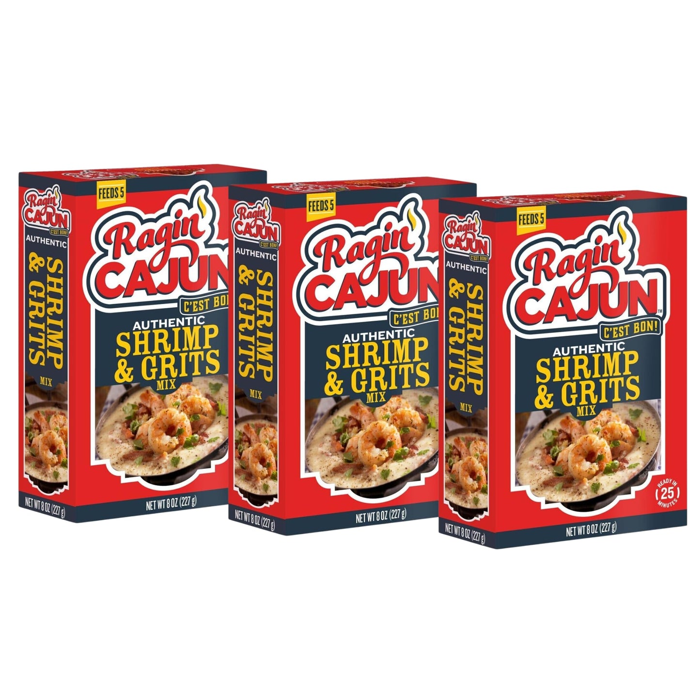 Ragin Cajun Shrimp and Grits 8oz (Pack of 3)