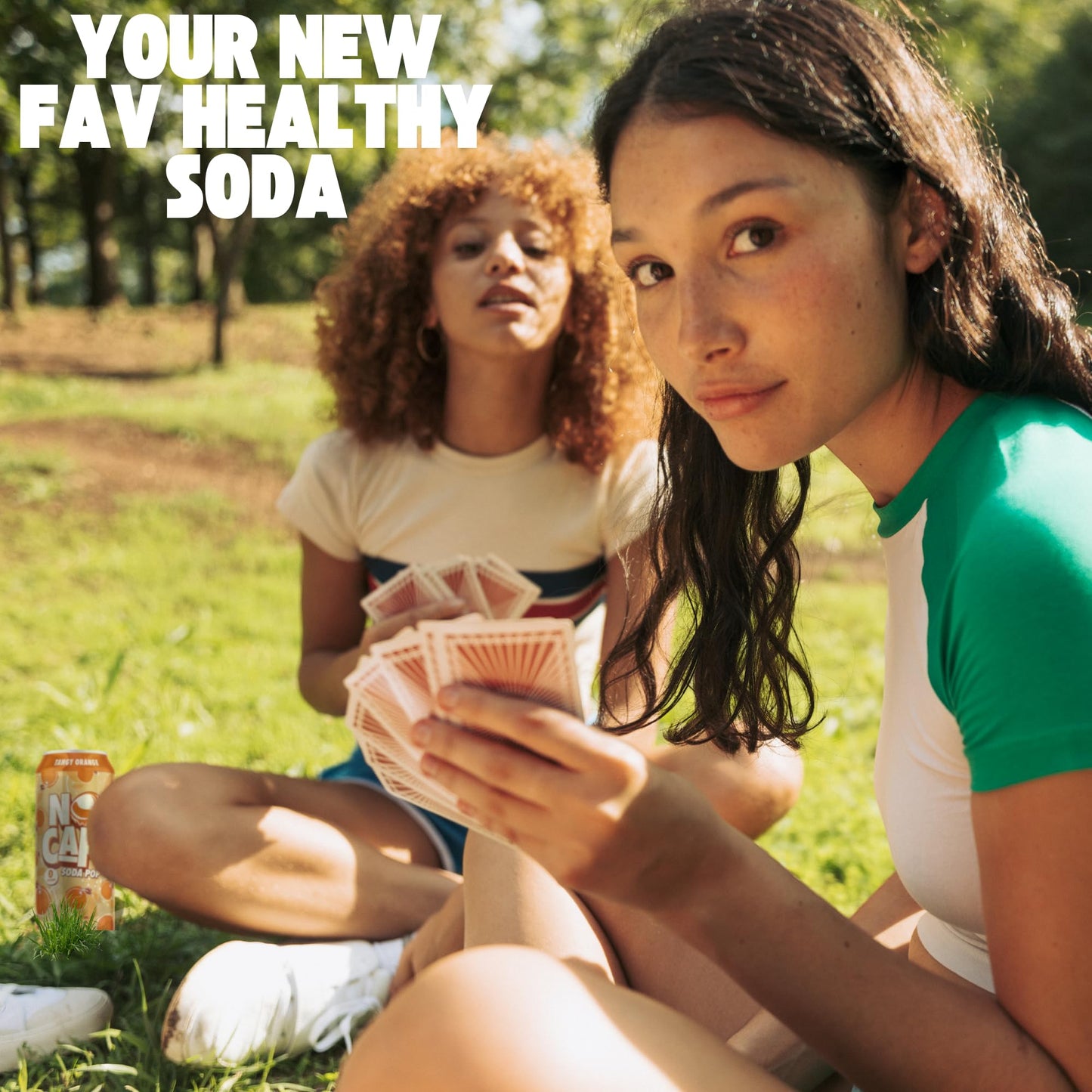 NO CAP! Healthy Soda - Zero Sugar, Zero Calorie, Caffeine Free, 16 Oz Cans, Sour Watermelon, 12 Pack