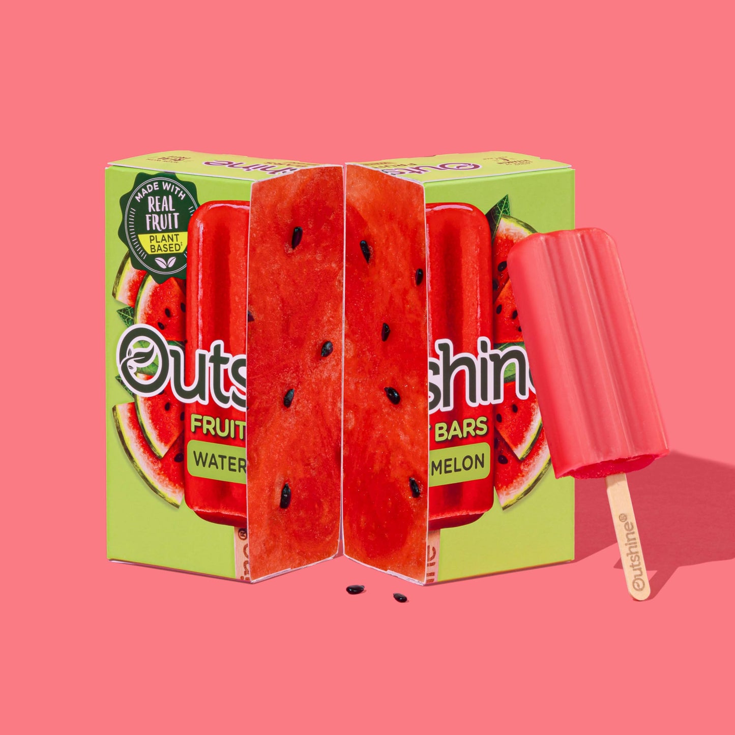 Outshine, Watermelon Frozen Fruit Bars, 6 Count (Frozen)