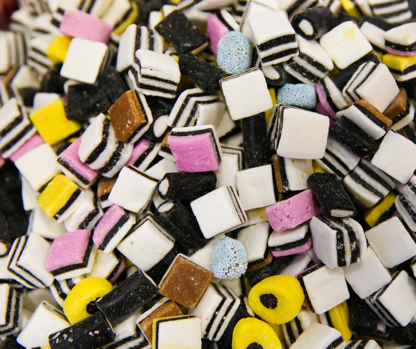 By The Cup English Licorice Allsorts Candy, 10 Oz Bulk Bag