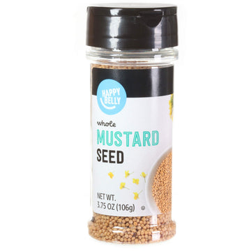 Happy Belly Yellow Mustard Seed, 3.75 Oz (Pack of 1), Previously Happy Belly, Packaging May Vary