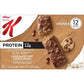 Kelloggs Special K Protein Bars, Meal Replacement, Protein Snacks, Value Size, Chocolatey Chip Cookie Dough, 19 oz (1 Pack 12 C