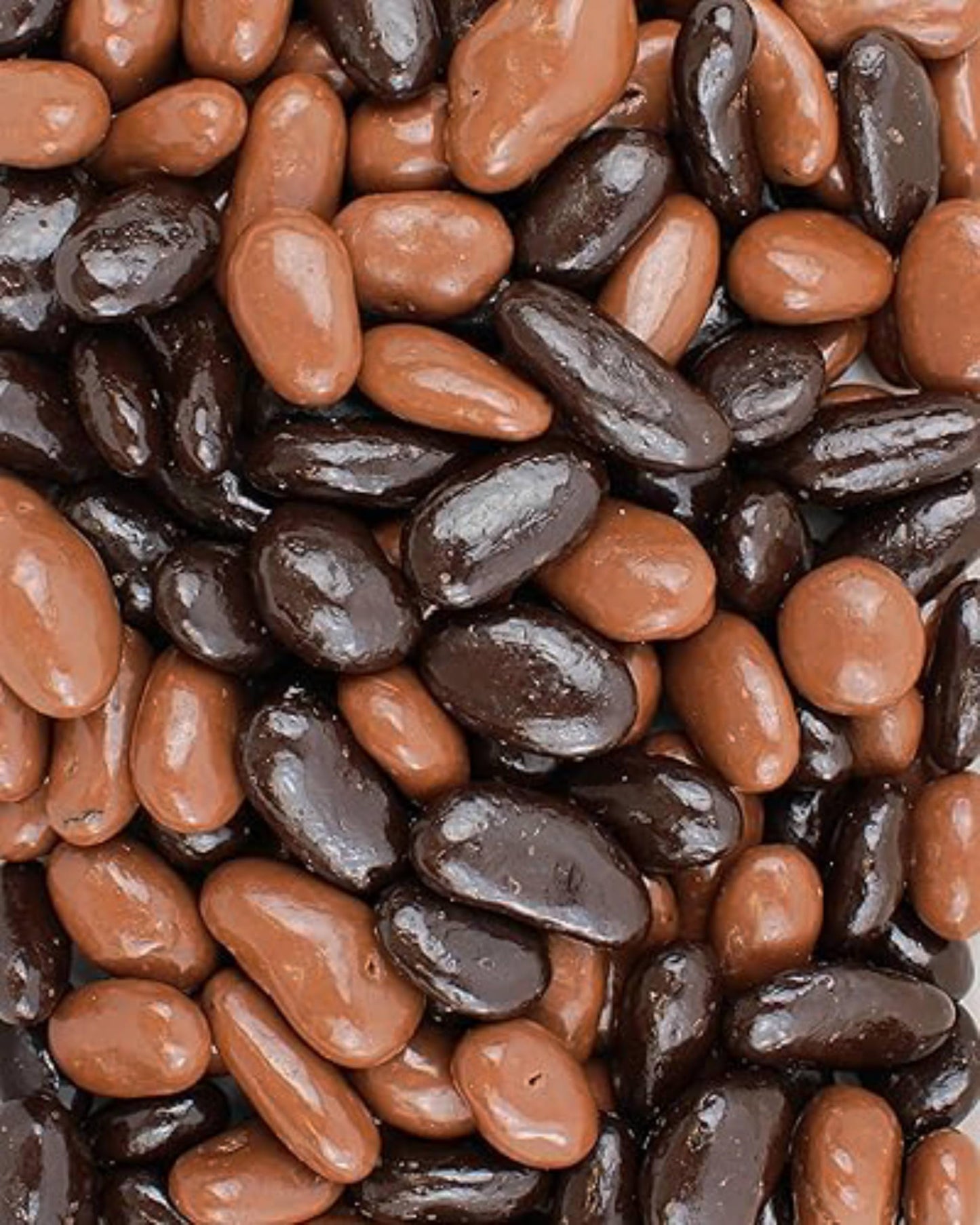 Chocolate Covered Raisins Medley Mix, Bulk Chocolate Covered Plump Candy Raisins by Queen City Candy Cave (8 oz)
