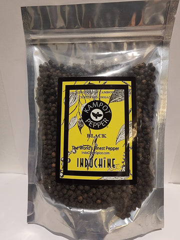 Kampot Pepper Organic Black Peppercorns 8 Ounce Pack