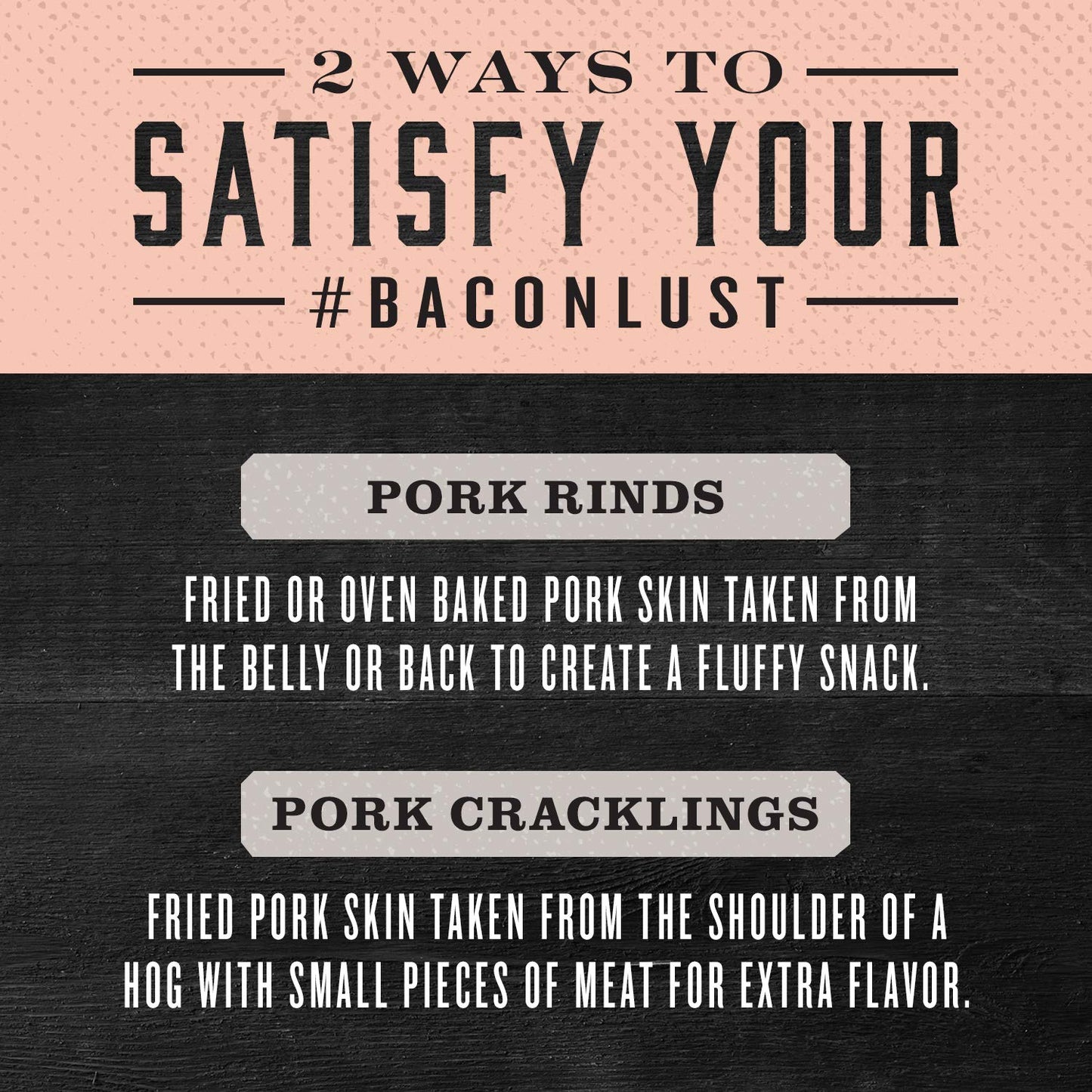 Epic Pink Himalayan Salt Pork Rinds, Keto Friendly, 4ct Box, 2.5oz Bags, Model PP-GRCE22579