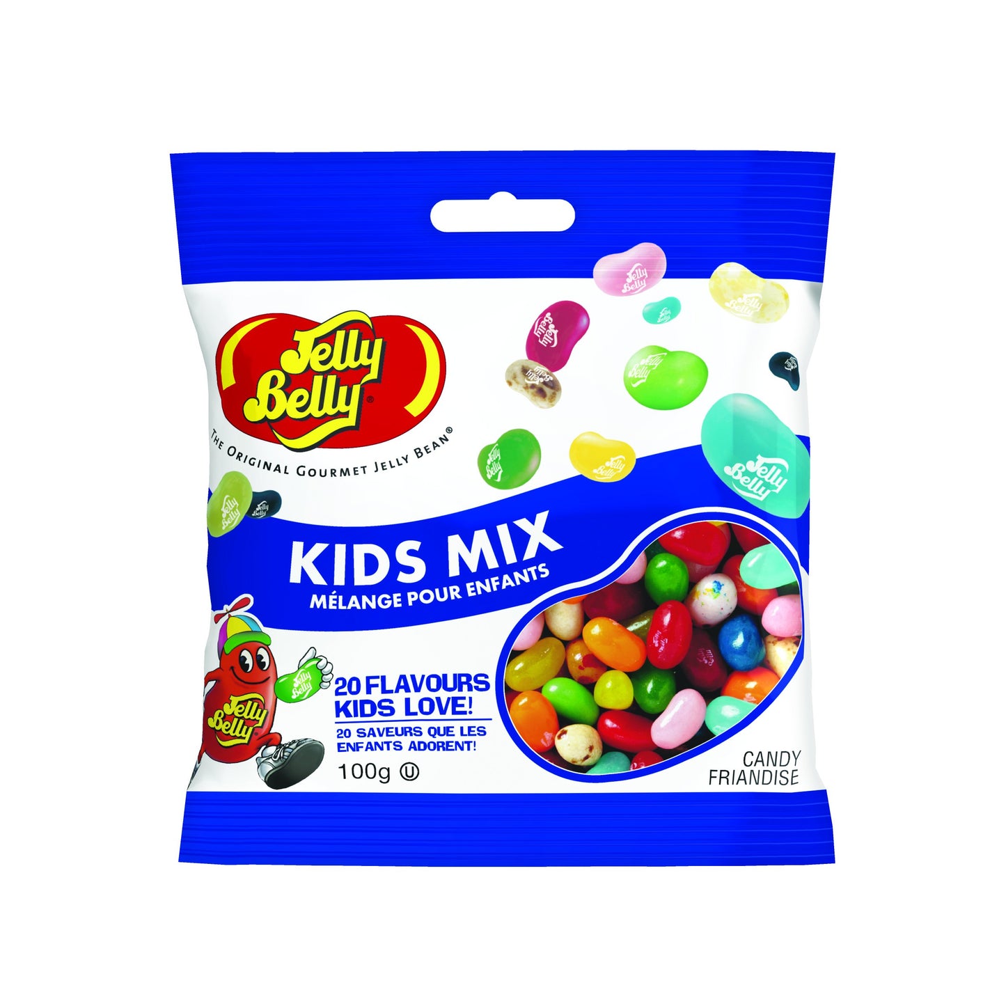 Jelly Belly Kids Mix 20 Flavors Jelly Beans, 20 count (Pack of 1)