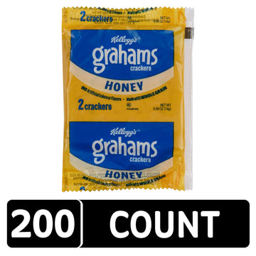 Kelloggs Grahams Crackers, Honey, .49oz (200 Count)