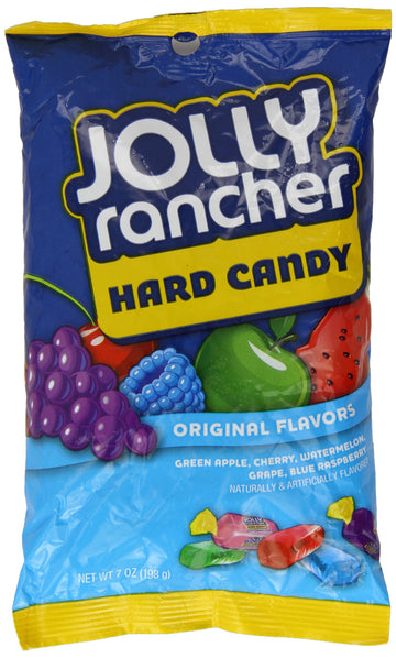 Jolly Rancher Hard Candy in Original Flavors-Peg Bag, 7-Ounce Bags (Pack of 2)