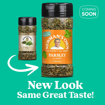 Newman'S Own Parsley Flake; Garnish For Soups, Salads, And Pasta Dishes, Non-Gmo, Kosher, 0.32 Oz. Bottle