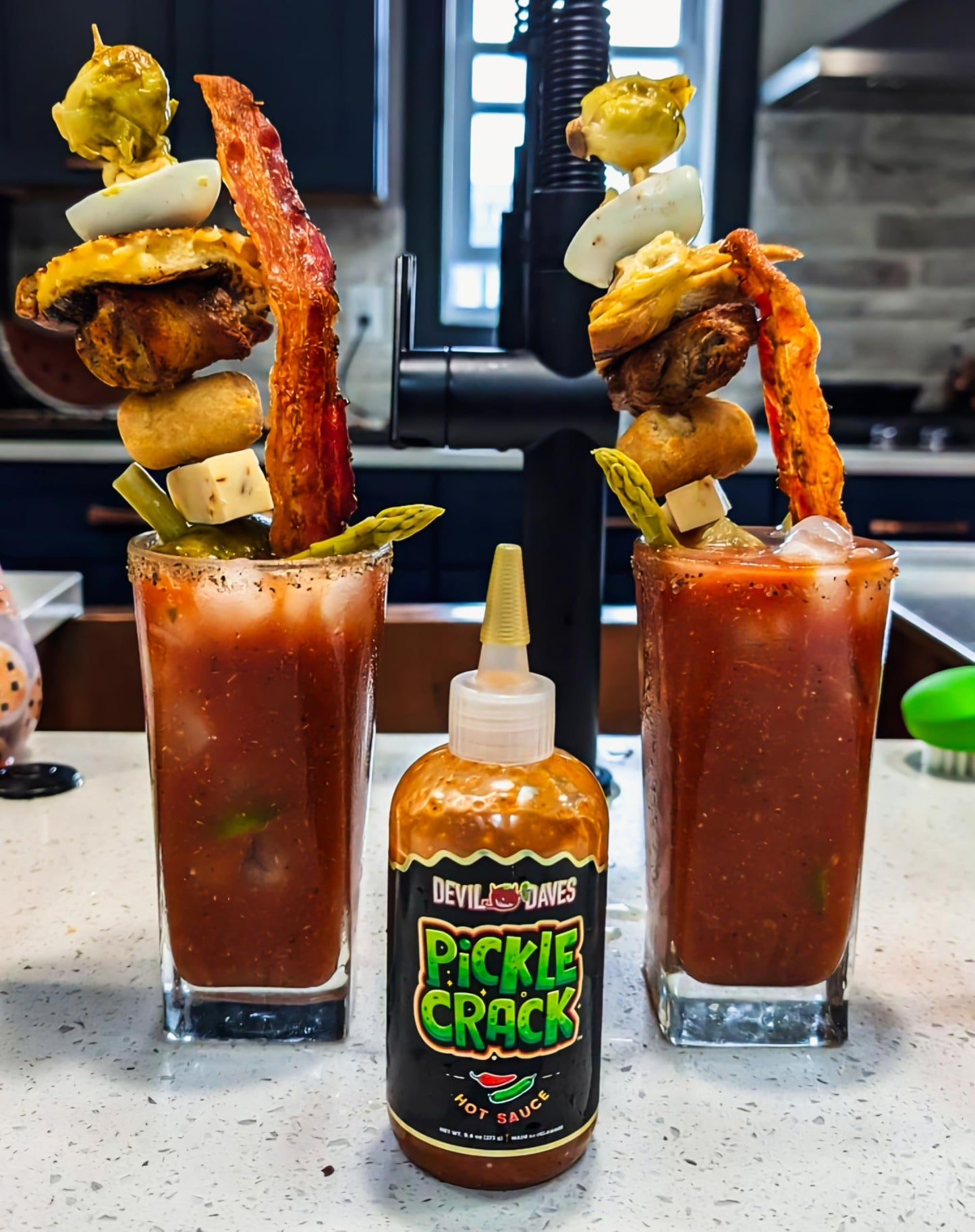 Dill Pickle Hot Sauce - Pickle  | Aged Cayanne Pepper - Zesty Tangy Perfectly Seasoned - Flavor Forward - 9.6 OZ Squeeze bottle | Goes on Anything - Medium heat smooth texture