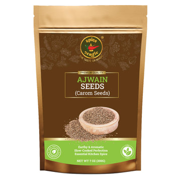 SPICE MAGIC Ajwain Seeds - 100% Pure Carom Seeds, Non-GMO, Vegan, Indian Origin, 7oz (200g)