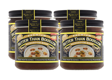 Better Than Bouillon Mushroom Base, Concentrated Broth, Makes 9.5 Quarts, 8 Ounce (Pack of 4)