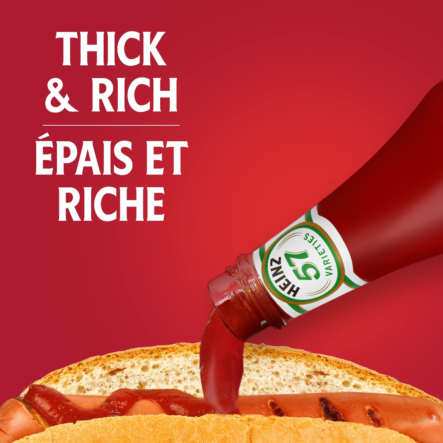 HEINZ Ketchup, 1.5L (50.72 Fl Oz) - Imported from Canada, Perfect for Burgers, Fries & Dipping, Classic Flavor