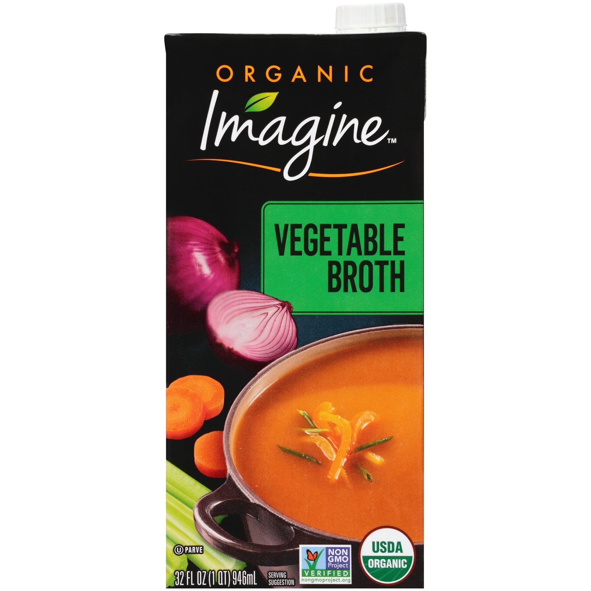 Imagine Organic Vegetable Broth, 32 Fl Oz (Pack Of 6)