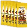 Crazy Go Nuts Walnuts - Sweet & Spicy, 1.25 oz (6-Pack) - Healthy Snacks, Vegan, Gluten Free, Keto, Low Carb, Superfood - Natura