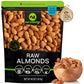Nut Cravings Raw Whole Almonds, Unsalted, 3 LB Bulk Nuts, Resealable Bag, Kosher, Keto, Vegan Snack