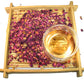 Greenhilltea Premium Dried Rose Petals - Edible Flowers for Drinks & Baking - 4 OZ - Caffeine Free Herbal Tea Infusions