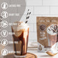 Coconut Cloud Mocha Frappe Iced Coffee Mix, Dairy Free & Vegan, 6 Servings