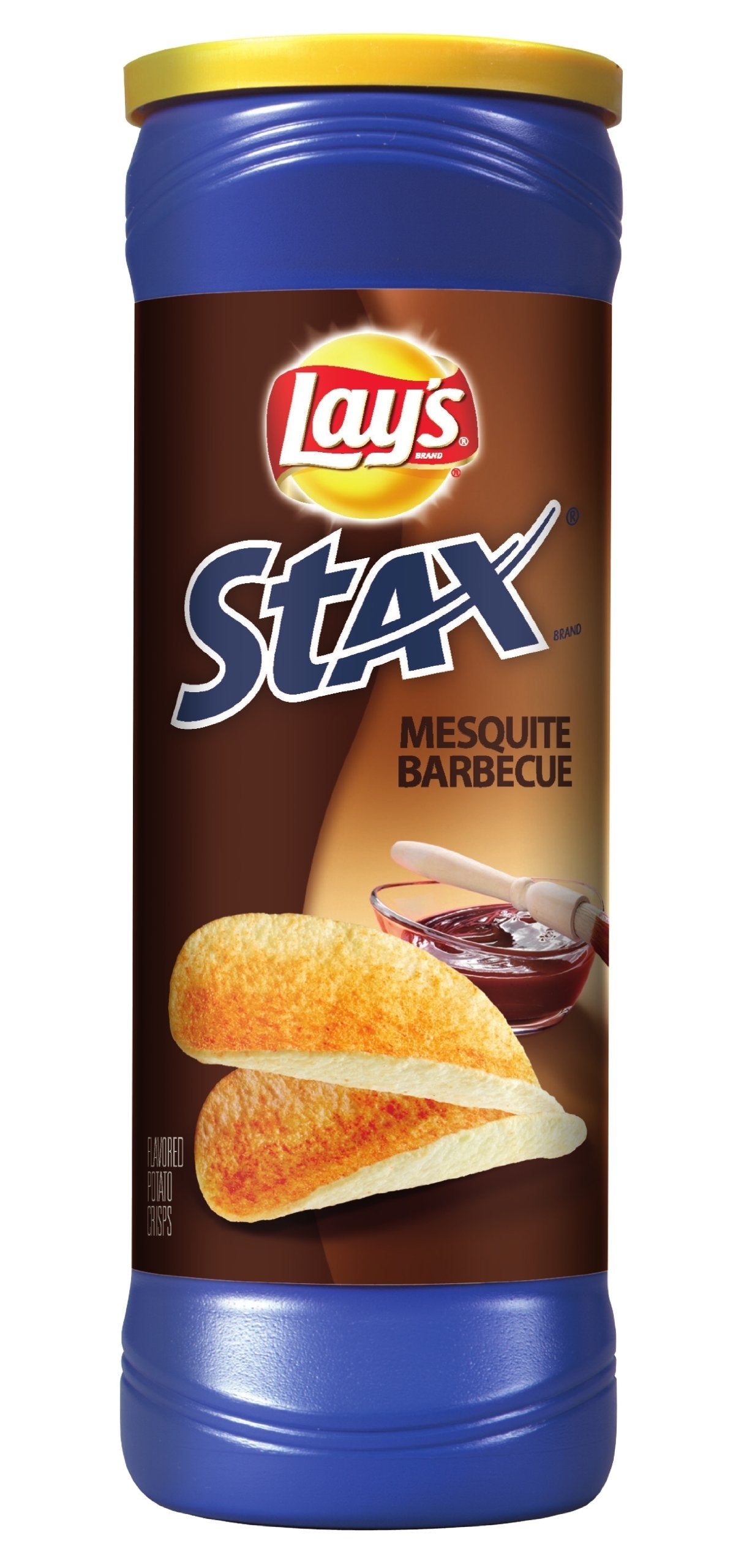 Lay's Stax, Mesquite Barbeque, 5.5-Ounce Containers (Pack of 17)