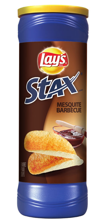 Lay's Stax, Mesquite Barbeque, 5.5-Ounce Containers (Pack of 17)