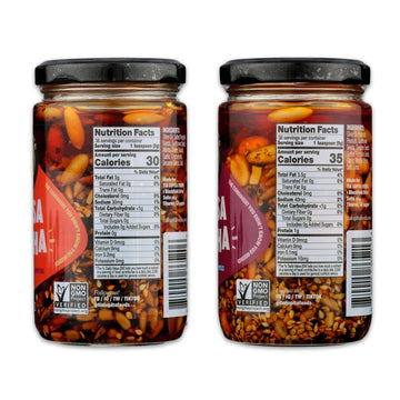 TIA LUPITA Salsa Macha Chili Crunch Oil - Variety Pack of 2, Gluten Free, Non-GMO, Vegan, 7.5 Ounce Total