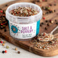 Cornish Sea Salt & Peppery Seasoning | Hand-Harvested | 2.1 oz Resealable Tub
