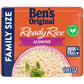 BEN S ORIGINAL Ready Rice Jasmine Family Size Rice, Easy Dinner Side, 17.3 OZ Pouch (Pack of 6)