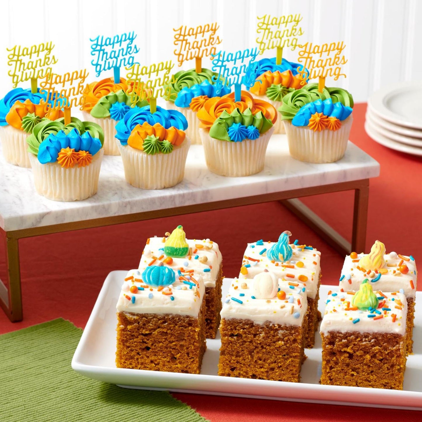 Decopac Fall Deluxe Fusion Mix Candy Sprinkles, 26Oz, Fancy Sprinkles In Handheld Container, Edible Sprinkles For Celebration Cakes, Cupcakes, Cookies And Donuts