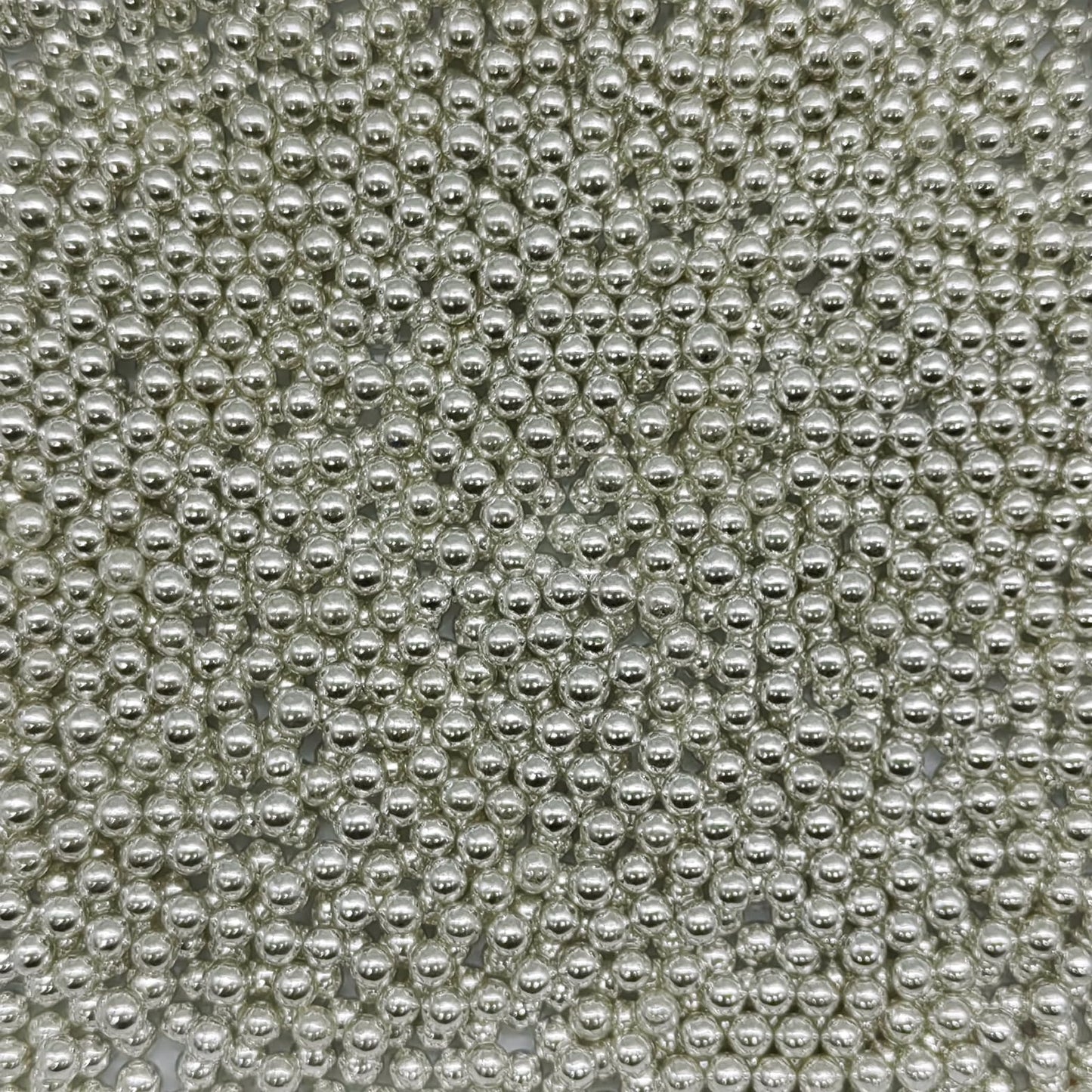 Edible Silver Pearl Sugar Sprinkles Candy 4Mm Mini Pearls Cake Decorations Cupcake Toppers Cookie Decorating Perfect For Wedding