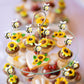 Gyufise 24Pcs Bumble Bee Cupcake Toppers Little Figurine Bee Cupcake Picks Oh Babee Cake Decorations For Bee Theme Baby Shower K