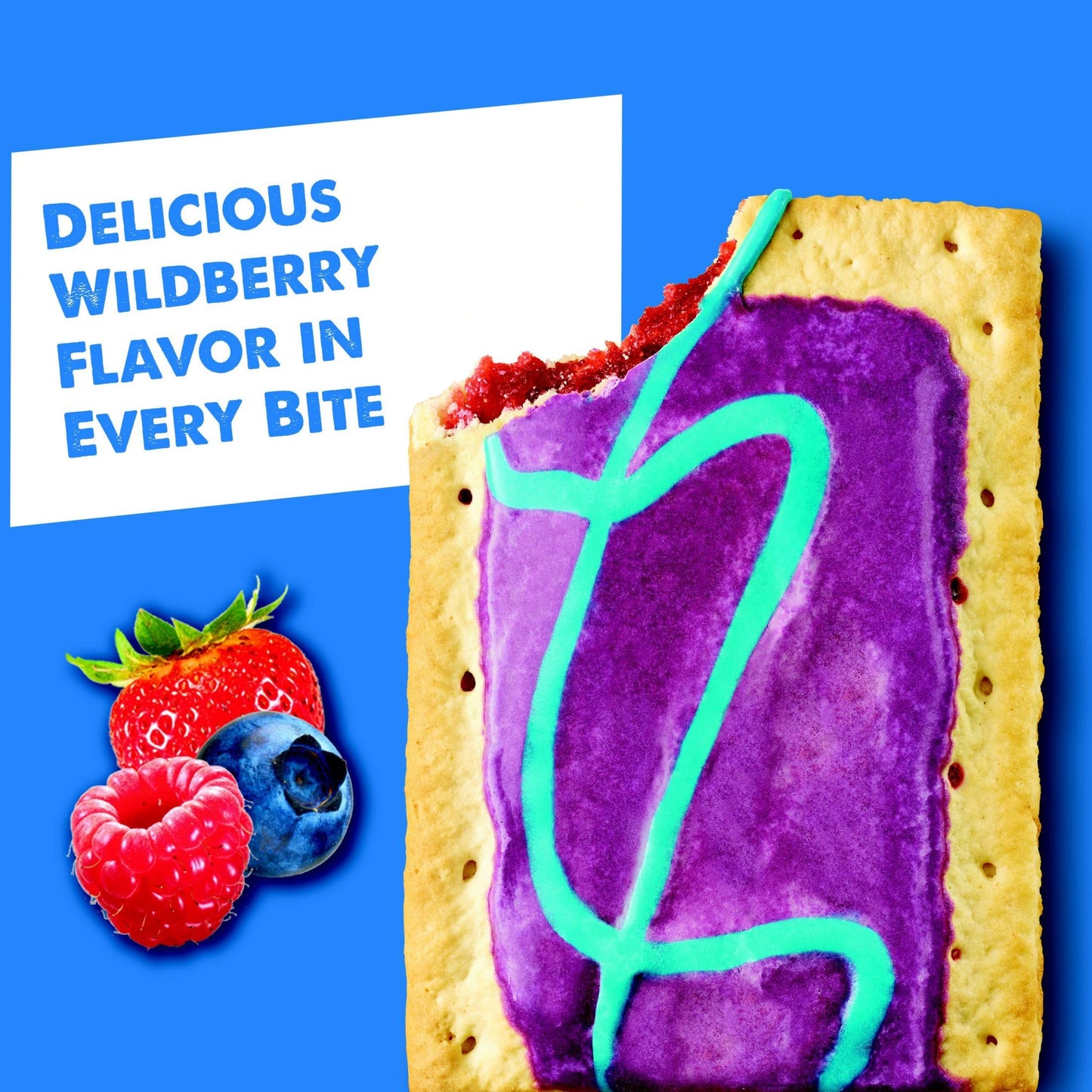 Pop-Tarts, Breakfast Toaster Pastries, Frosted Wild Berry, Proudly Baked In The Usa, 13.5Oz Box (Pack Of 12)