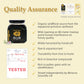 Enhanced Tualang Black Honey 13Oz (Ta 14+, Pollen Count 4.8M+, Pollen Variety 150+) Intense Choice For Men Preservation, Wild-Ripening On 250Ft Treetop, Raw, Unpasteurised, Unfiltered
