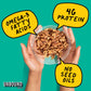 Unbound Snacks Flavored Nuts - Butter Toffee Walnuts, 4 oz (Pack of 4) - Healthy Snacks, 4g Protein, 3g Sugar, High in Omega 3,