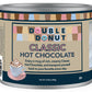 Double Donut Classic Bulk Hot Chocolate Mix, Rich Hot Cocoa 12 Ounce Canister, Hot Chocolate Powder