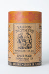 Yaupon Brothers Spiced Peach Yaupon Tea - 16 Eco-Friendly Yaupon Peach Tea Bags Crafted From Organic Peach Green Tea Ingredients