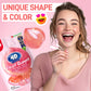 Amos 4D Gummy Candy Peach Burst - Fruity, Jelly-Filled, Natural Flavor - Resealable 2.29Oz Bag Valentine'S Candy Gift (Pack Of 8