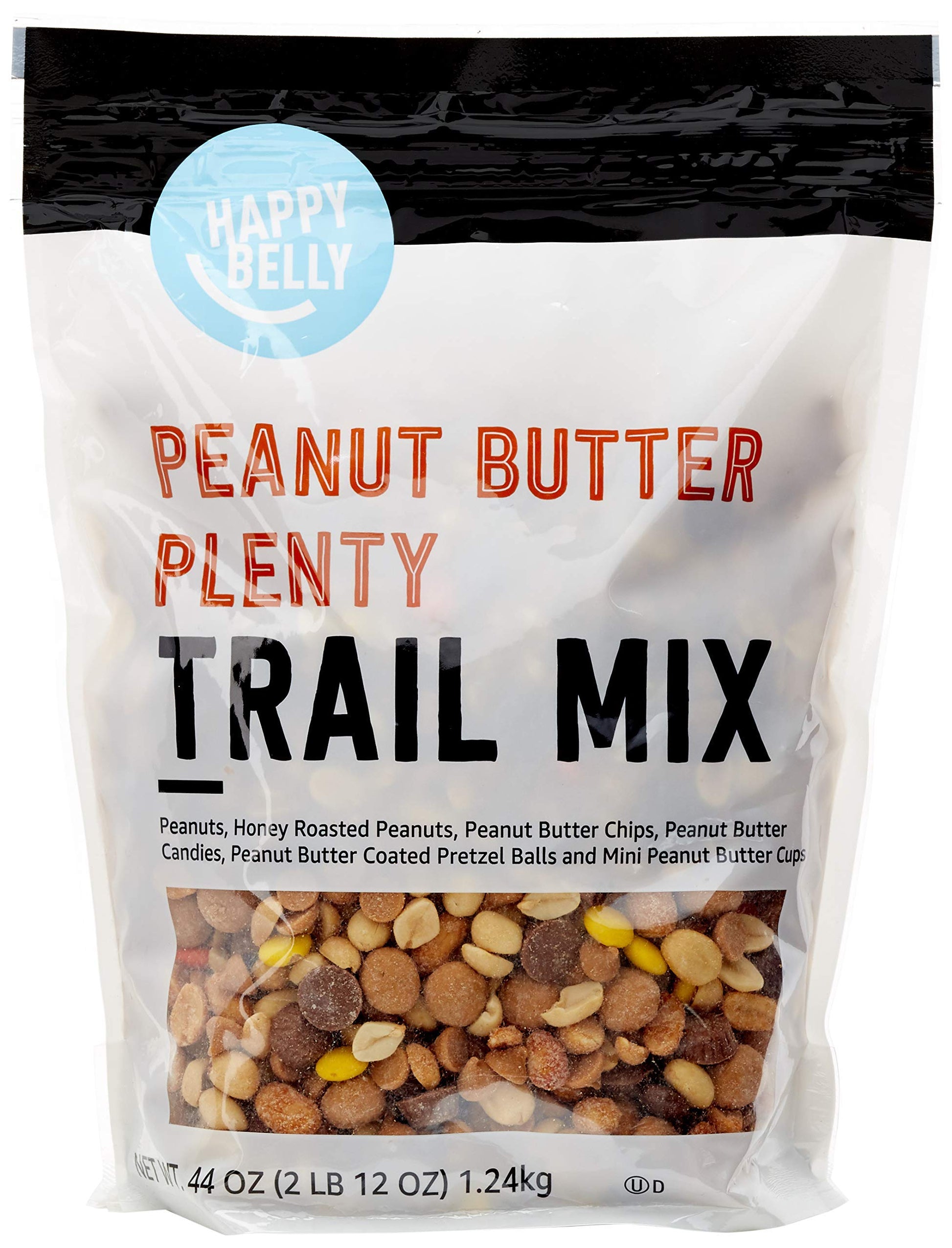 large online retailer Brand - Happy Belly Peanut Butter Plenty  Trail Mix  2.75 pound (Pack of 1)