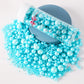 Kasvan Blue Mix Sugar Sprinkles - Edible Candy Pearls With 4-Claw Sprinkle Pen,118G/4.16 Oz, Gift Box Pack, Baking Cake Decorations, Ice Cream Toppings And Cookie Decorating (Blue)