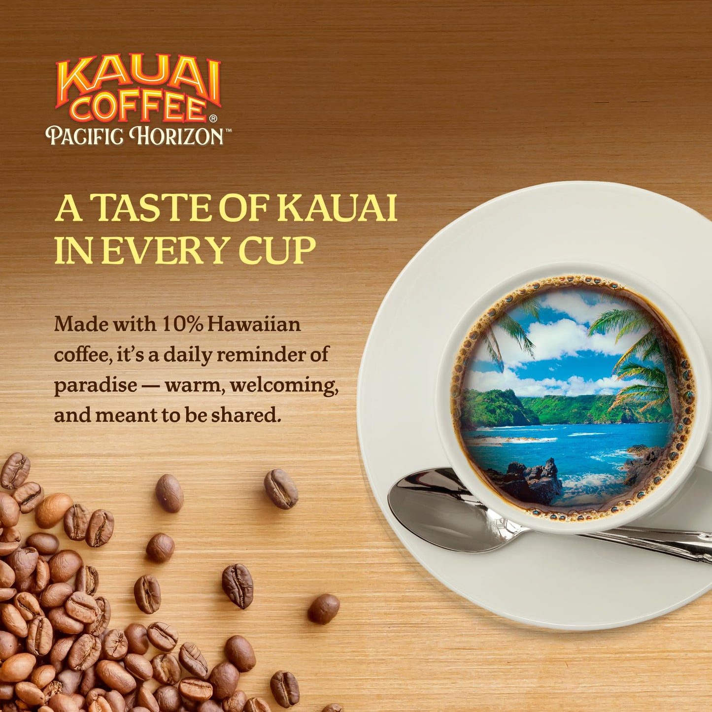 Kauai Coffee Espresso Pods Compatible With Nespresso Original Coffee Makers – 10% Hawaiian Arabica Coffee – Medium & Dark Roast Variety Pack – Poipu Beach And Wailua Falls, 4 Packs Of 10 Espresso Pods