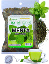 Menta seca (Dried Mint Leaves Spearmint) 4oz |%100 Natural, Non-GMO, Gluten Free, Crushed Peppermint for tea & seasoning +Tea St