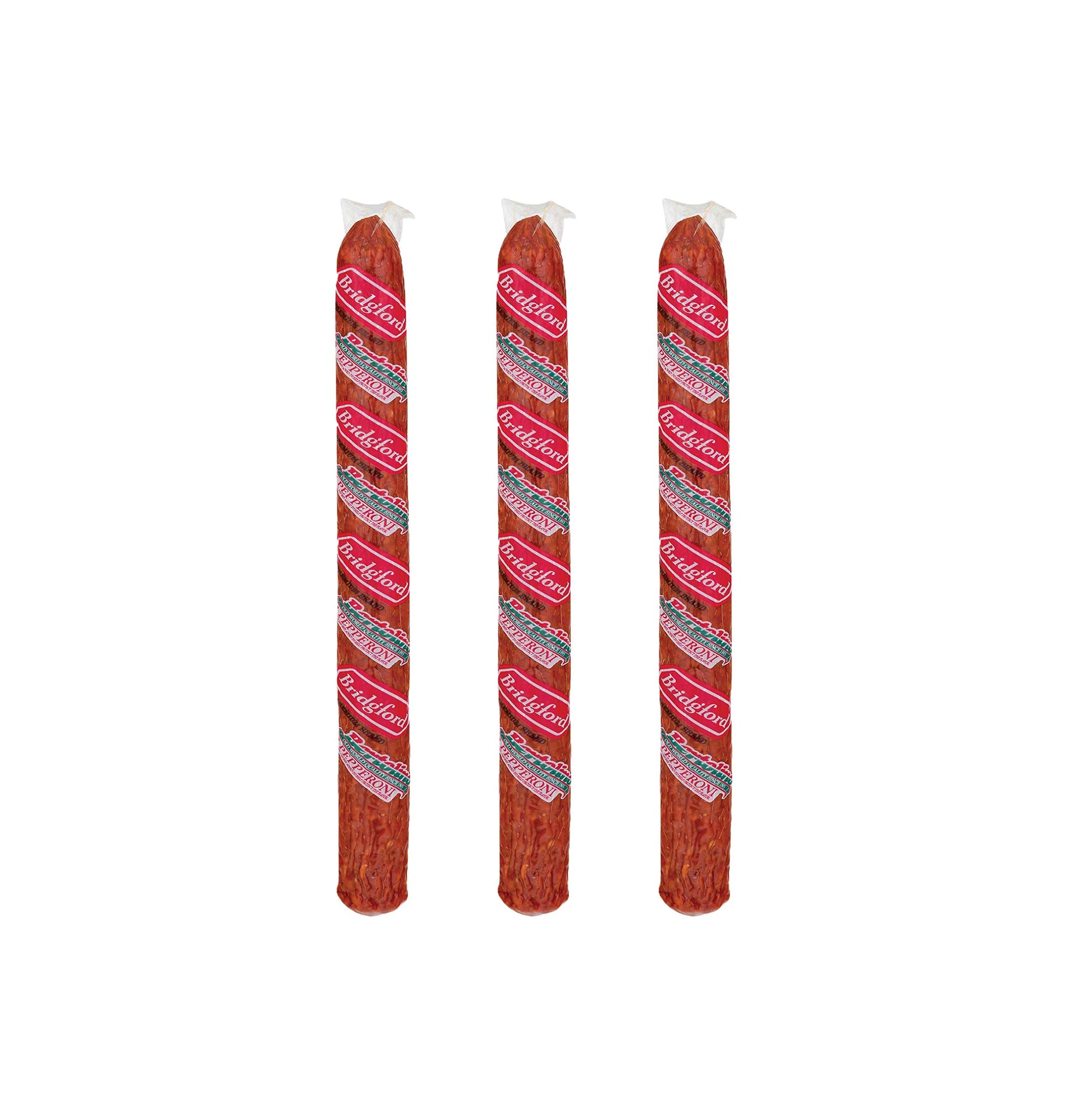Bridgford Old World Pepperoni Stick, Made in the USA, 16oz, Pack of 3